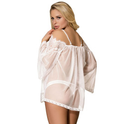 Subblime - Babydoll Blanc Manches Évasées S / M
